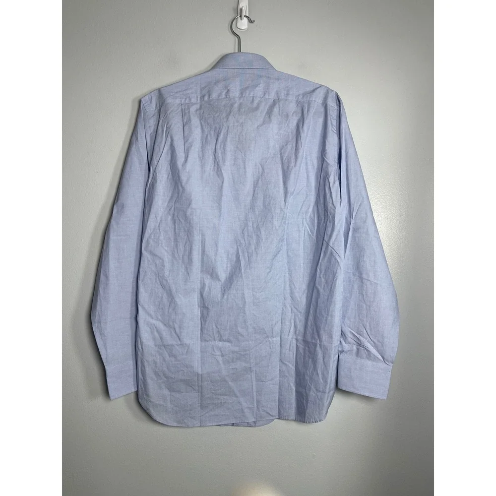 J.CREW Ludlow Premium Fine Cotton Slim Dress‎ Shirt Blue 15/33 Cotton FM493 NEW